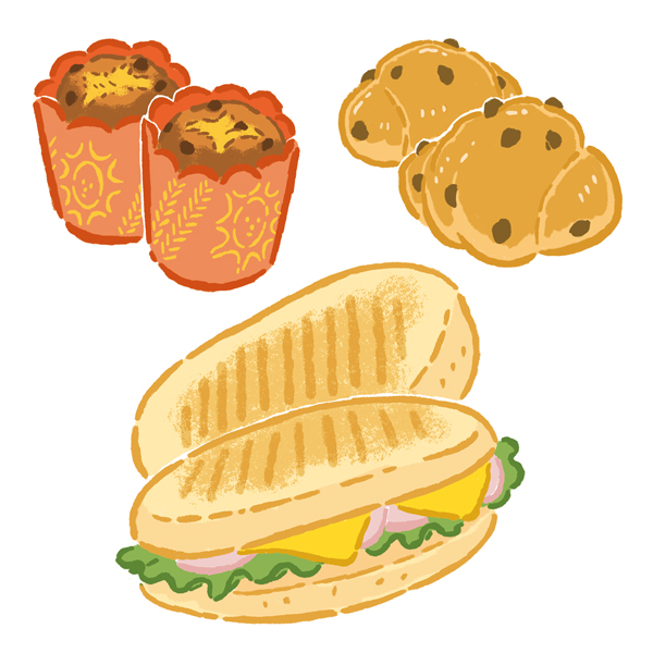 パルシステム様_カタログ『コトコト』2024年3月3回「国産小麦」イラストカット