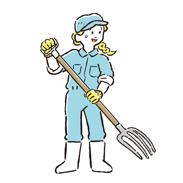 パルシステム様_カタログ 2024年6月3回「酪農家応援」イラストカット